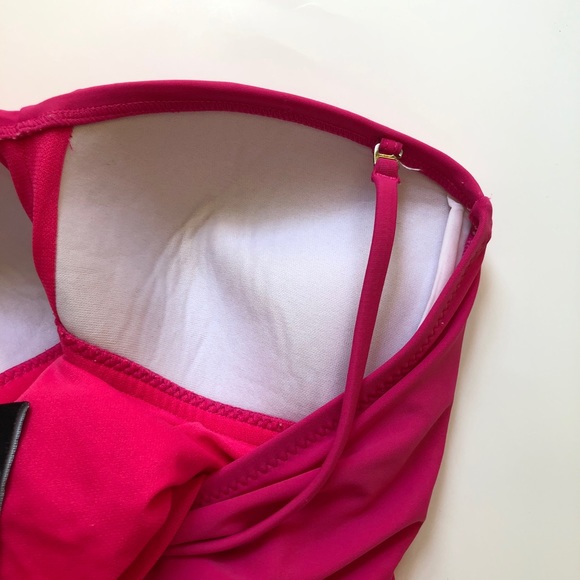 ABS by Allen Schwartz One Piece Pink Swimsuit - Picture 6 of 7